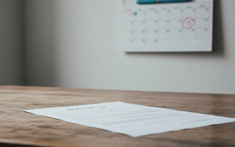 How long does an EICR last — renewal date marked on a landlord's calendar alongside the original certificate