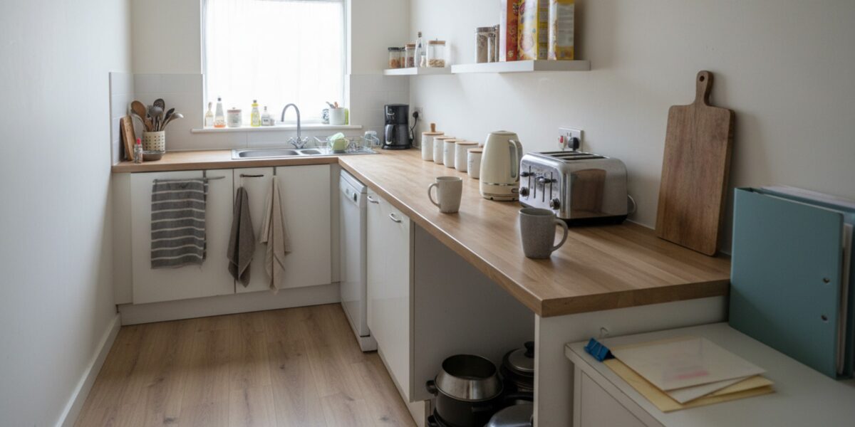 Do I need an HMO licence — shared kitchen in a London HMO showing multi-household occupancy